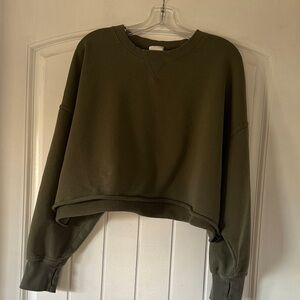 OFFLINE by aerie Cropped Sweatshirt